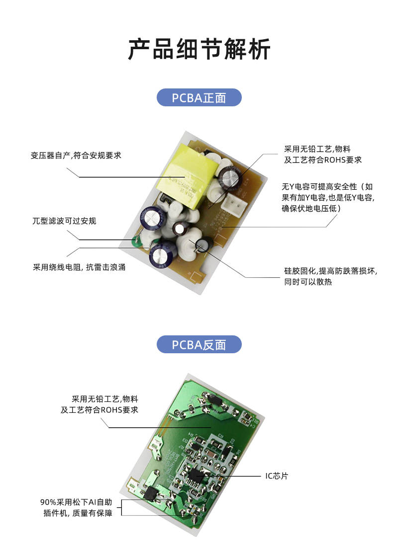 PD12W 中规适配器 3C 产品细节解析